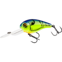 Wobler Westin MegaBite DR Crankbait 6cm 19g Floating Chartreuse Blue Craw P159-569-170