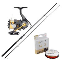 Zestaw Wędka Westin W3 PowerTeez + Kołowrotek DAIWA 23 Legalis LT3000-C(U) + Plecionka Westin W3