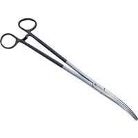 Szczypce Mikado zakrzywione z gumowaną rączką 16,5 cm AMN-852