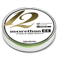 Plecionka Daiwa Morethan 12-Braid EX+SI 135m 0.16mm 14kg LIME GREEN 12695-016