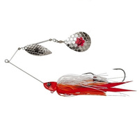 Błystka obrotowa SG DA'BUSH SPINNERBAIT 14cm 21g Sinking RED HEAD SILVER 72607