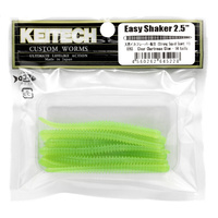 Keitech Easy Shaker 2,5'' 6,3cm 0,7g 026S CLEAR CHARTREUS GLOW 14szt op.