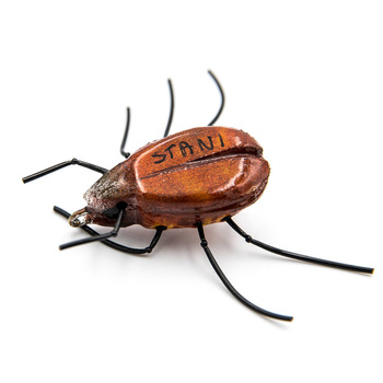 Wobler bezsterowy smużak brązowy 1,5g 2,5cm