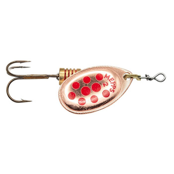 Mepps Aglia Decorees #2 4,5g MIEDŹ/CZERWONE KROPKI 30137002