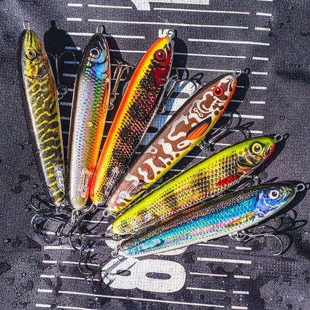 Wobler Salmo Sweeper 12cm 34g Sinking HOLO RED PERCH QSE055