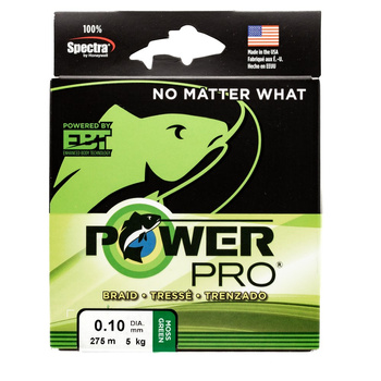 Plecionka Power Pro 0,10mm 275m 5kg/11lb MOSS GREEN PPBI27510MG