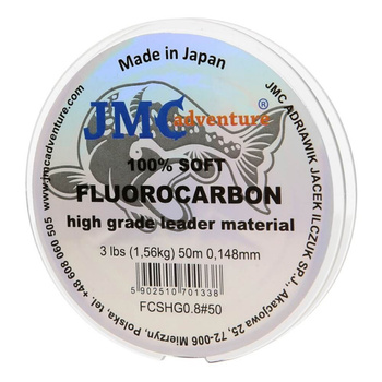 Fluorocarbon JMC Adventure 50m 3 lbs (1,56kg) 0,148mm PE#0.8 FCSHG0.8#50