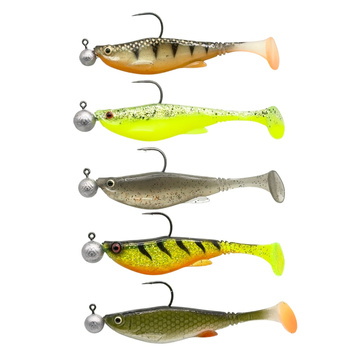 Zestaw Belly Shad 11cm uzbrojony COLOR MIX 1