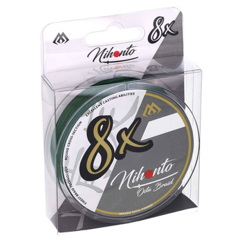 Plecionka Mikado Nihonto OCTA BRAID 150m 0.12mm 8.9kg GREEN Z24G-012