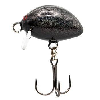 Wobler Psycho Bugg HMG Lures 2cm 1,6g DARK GREY