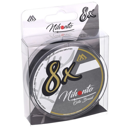 Plecionka Mikado Nihonto OCTA BRAID 150m 0.16mm 12.9kg BLACK Z24B-016