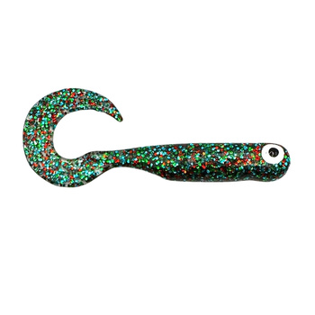 Great Fish GF1 Twister Fish Scent 49mm 0,9g COLORFUL GLITTER 10szt.