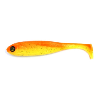 Przynęta japońska Adusta Penta Shad 3" 7.5cm 4.5g kolor 100 GREEN CHART GLITTER ORANGE PS3-100