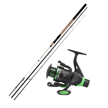 Zestaw Wędka Mikado Intro II Medium Feeder 360 + Kołowrotek Robinson Frog RD 403