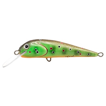 Wobler Trociowy Krol 7cm 7g PLATINUM GREEN 120