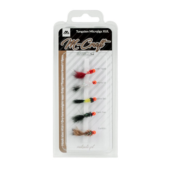 Mikado M-Craft Tungsten Microjigs XUL #16 0,6g z zadziorem 1kpl. 5szt. PMJ-SET01