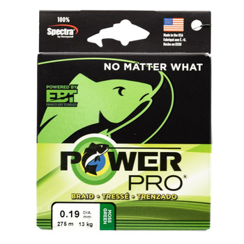 Plecionka Power Pro 0,19mm 275m 13kg/29lb MOSS GREEN PPBI27519MG