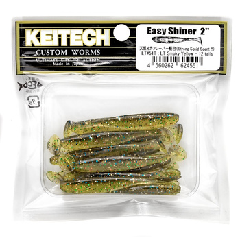 Keitech Easy Shiner 2'' 5cm 1g LT#51T LT SMOKY YELLOW 12szt - op