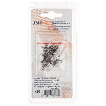 Agrafka z krętlikiem JMC #8 12kg 20szt AZK#8/20