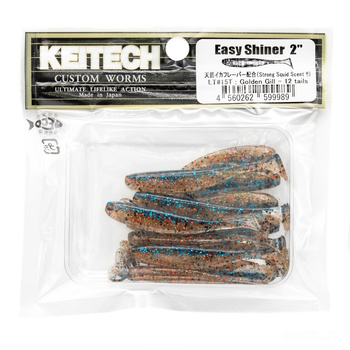 Keitech Easy Shiner 2'' 5cm 1g LT#15T GOLDEN GILL 12szt - op