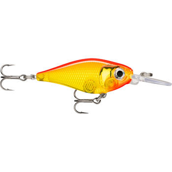 Rapala X-Light Shad 4cm 4g GOLD FLUO RED
