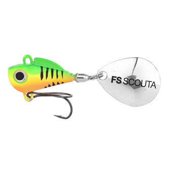 SPRO FreeStyle Scouta Jig Spinner 6,5cm 10g UV FIRE TIGER 4696-014