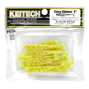Keitech Easy Shiner 2'' 5cm 1g LT#56S LT CHART RED GOLD 12szt - op