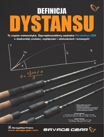 Wędka SG Parabellum CCS Spin 185cm 1-5g UL Moderate Fast 2 Sec 62379