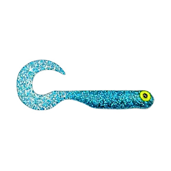 Great Fish GF1 Twister Shrimp Scent 49mm 0,9g GLITTER BLUE 10szt.