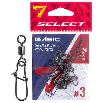 Select Agrafka z krętlikiem Basic Swivel Snap #3 (7 szt/opak) 18707552