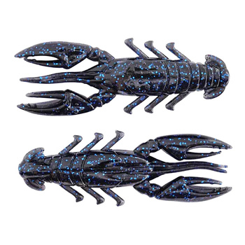 X Zone Lures Scented Stealth Craw 2.5'' 6cm 3,8g BLACK BLUE FLAKE op.-6szt.