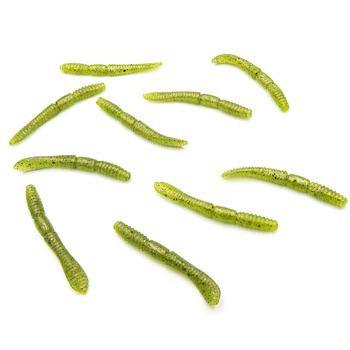 Rosówka Realistic Shad Matusiak 7cm 2,2g ZIELONY BROKAT 10szt