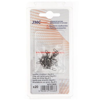 Agrafka z krętlikiem JMC #12 9kg 20szt AZK#12/20