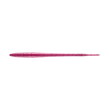 Libra Lures Bass Slim Finnese Worm 14cm 4g 019 HOT PINK WITH BLACK PEPPER 8szt