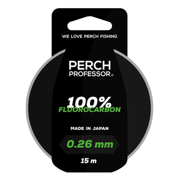 Perch Professor 100% Fluorocarbon 0,26mm 4,5kg 15m FLPP026