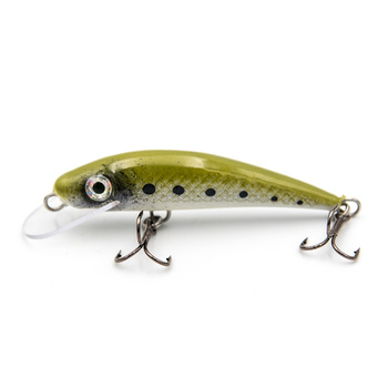 Wobler pstrągowy USAK Fury 5cm 4g MOSS GREEN