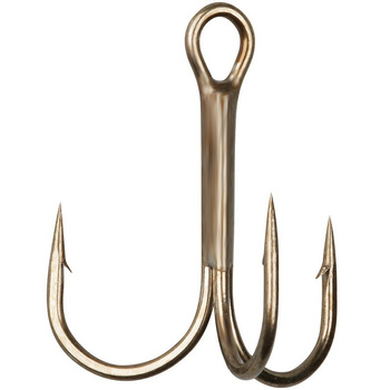 Kotwica Gamakatsu Treble 13 #4 10szt BRĄZ 146666-400