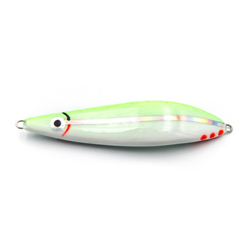 Wobler Bodzias gięty Bogusław Kasak 9cm 26g LIME