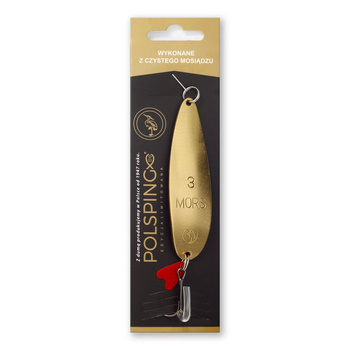 Błystka wahadłowa Polsping MORS 2 czysty mosiądz 19g  BWM02MM