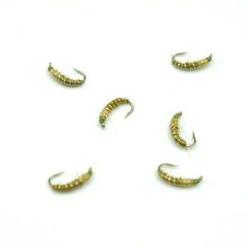 Nimfa Czech Nymph WP Dk.Olive/Chartreuse hak #12