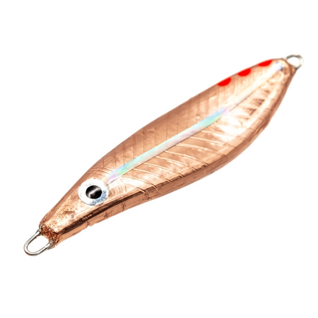 Wobler Bodzias gięty mały Bogusław Kasak 7cm 23g SREBRO-MIEDŹ