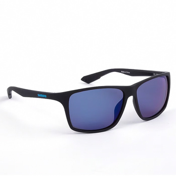 Okulary Polaryzacyjne Shimano MATTE BLACK & BLUE MIRROR