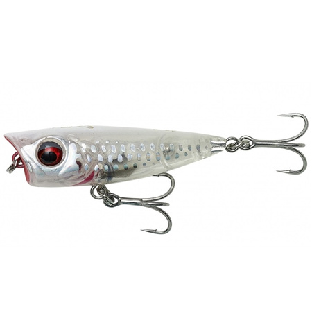 Wobler Savage Gear Popper 3D Minnow 4,3cm 2,6g CRYSTAL WHITE 64073