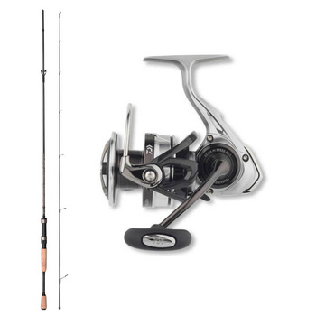 Zestaw na jazia, klenia Wędka SPRO Tactical Trout Soft Bait 240cm 3-15g + DAIWA CALDIA LT 2500D-XH
