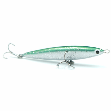 Wobler boleniowy Grom 8cm green/silver glitter