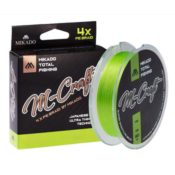 Plecionka Mikado M-Craft Braid #PE0.4 0,08mm 4,51kg 150m FLUO