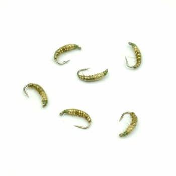 Nimfa Czech Nymph WP Olive/Chartreuse hak #10BL