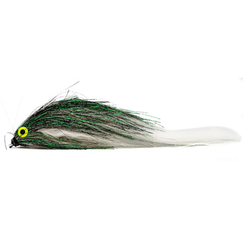 Streamer Szczupakowy 25cm 10g WHITE GREEN FLASH