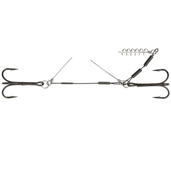 Dozbrojka Mikado Jaws stalowa podwójna z pinami 4+6cm #1/0 1szt HDJ01-6-24