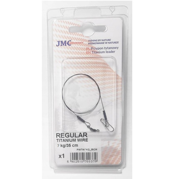 Przypon JMC tytanowy REGULAR TITANIUM WIRE 7kg 35cm